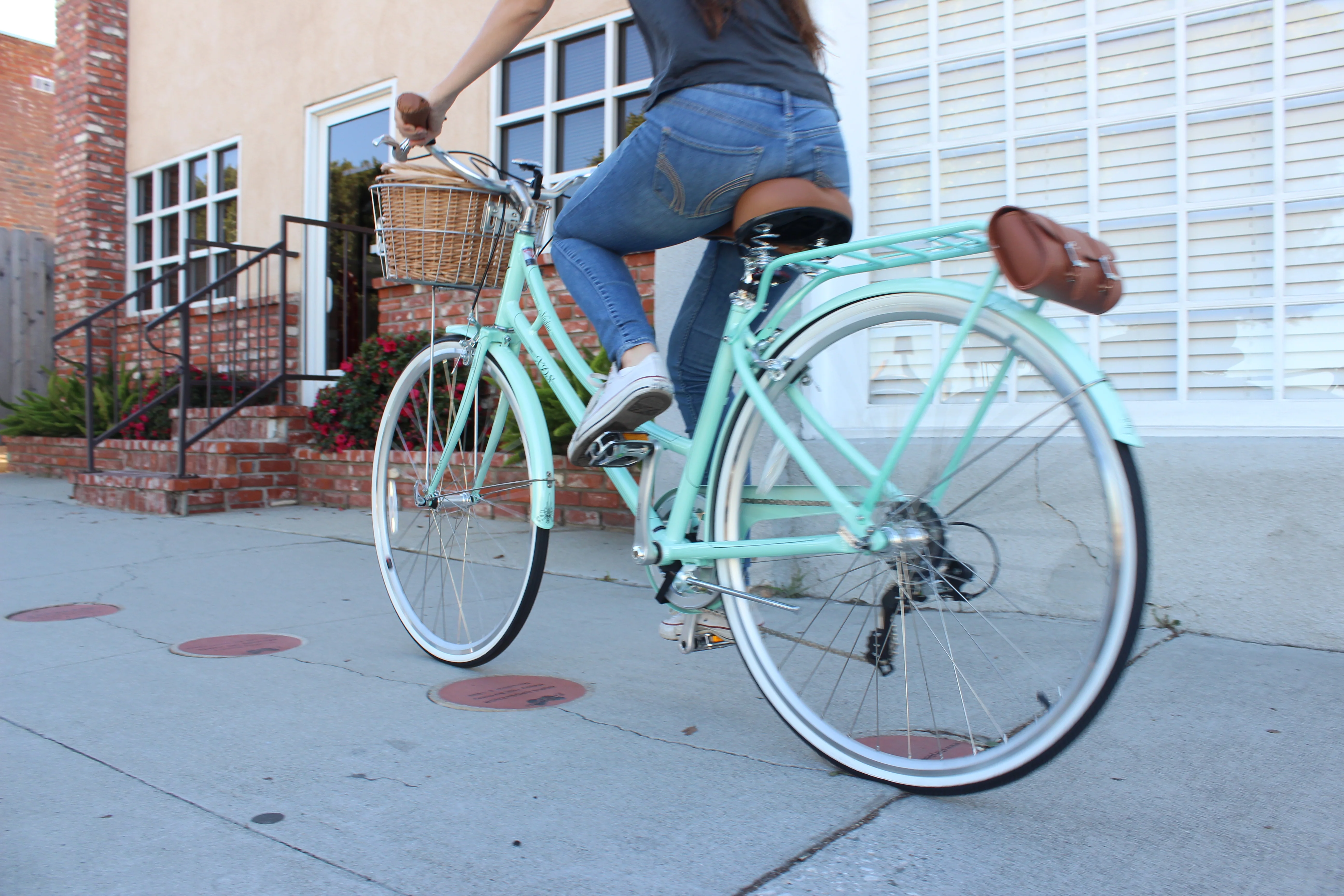 XDSBIKE Nadine 7sp Women's Step-Through City Bike // Pearl Mint - Image 12