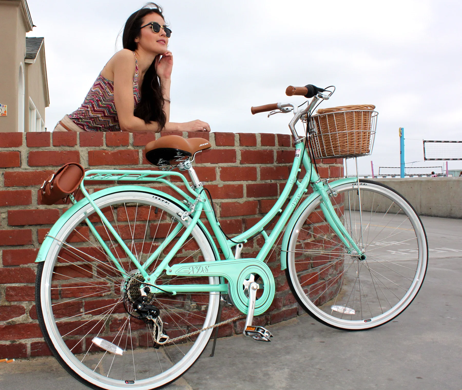 XDSBIKE Nadine 7sp Women's Step-Through City Bike // Pearl Mint - Image 13