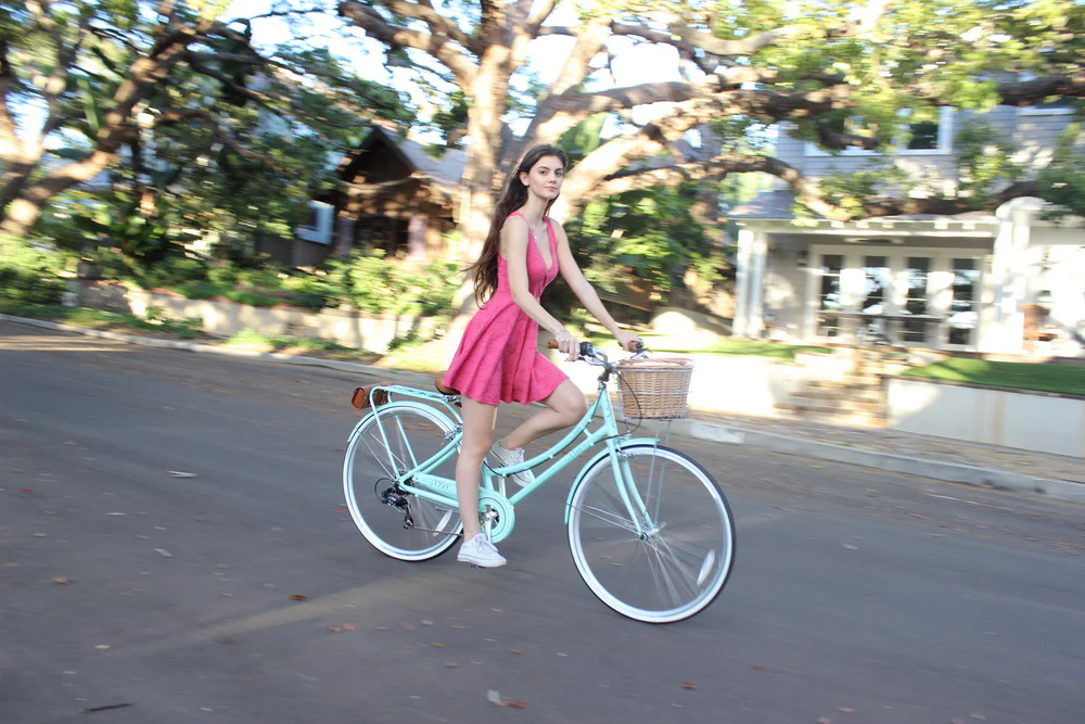 XDSBIKE Nadine 7sp Women's Step-Through City Bike // Pearl Mint - Image 14